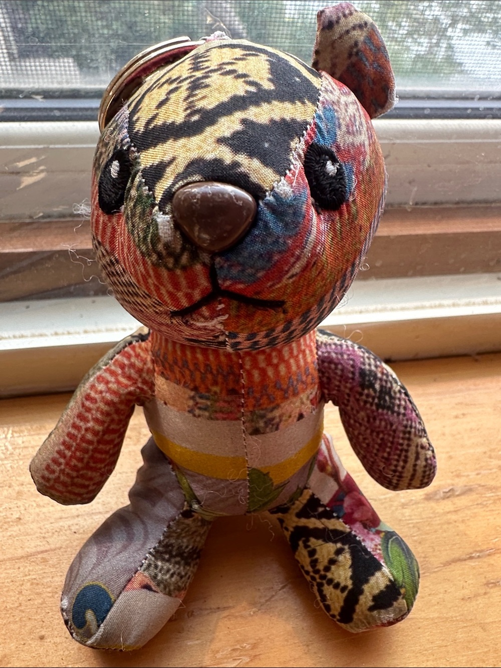 Johnny Was bear charm for bag like new